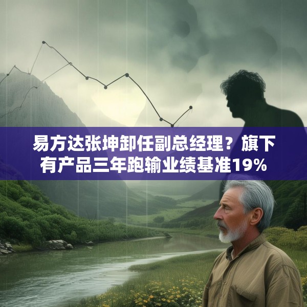 易方达张坤卸任副总经理？旗下有产品三年跑输业绩基准19%
