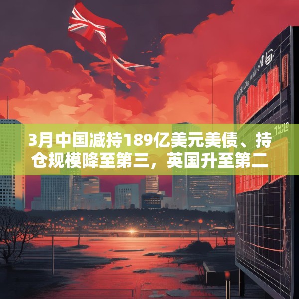 3月中国减持189亿美元美债、持仓规模降至第三，英国升至第二
