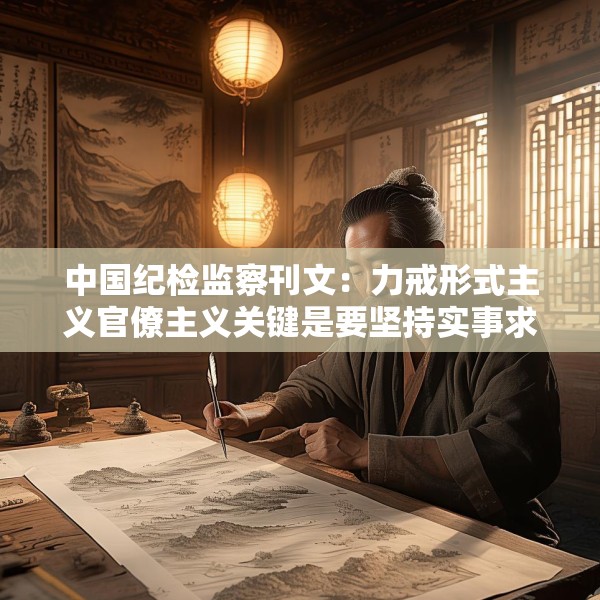 中国纪检监察刊文：力戒形式主义官僚主义关键是要坚持实事求是