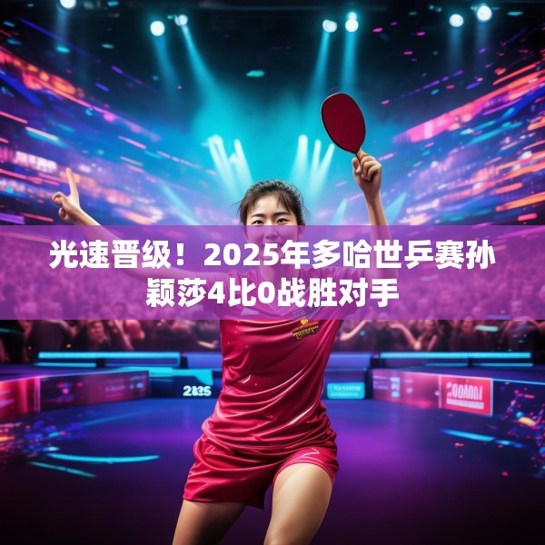光速晋级！2025年多哈世乒赛孙颖莎4比0战胜对手