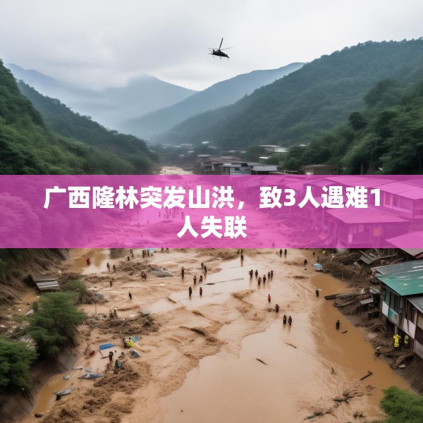 广西隆林突发山洪，致3人遇难1人失联