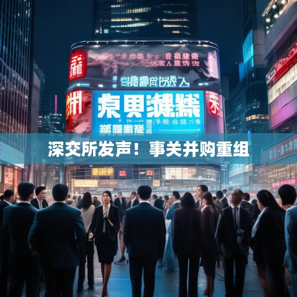 深交所发声！事关并购重组