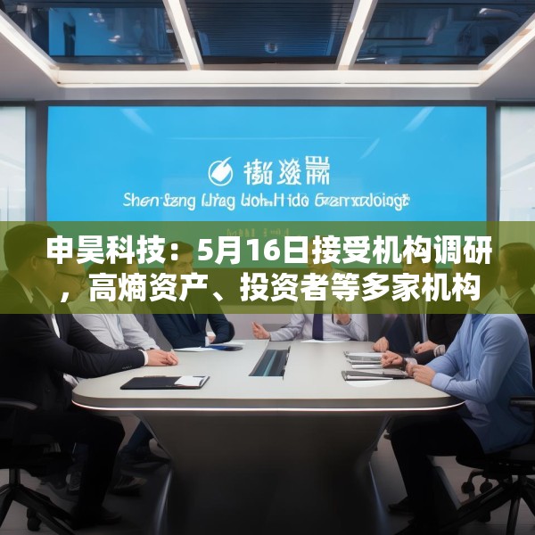 申昊科技：5月16日接受机构调研，高熵资产、投资者等多家机构参与