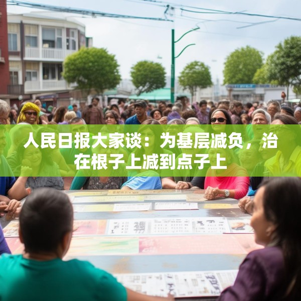 人民日报大家谈：为基层减负，治在根子上减到点子上