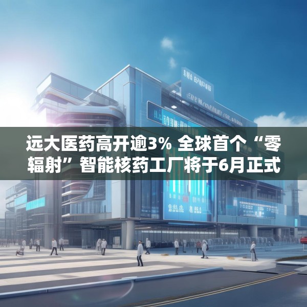 远大医药高开逾3% 全球首个“零辐射”智能核药工厂将于6月正式投入运营