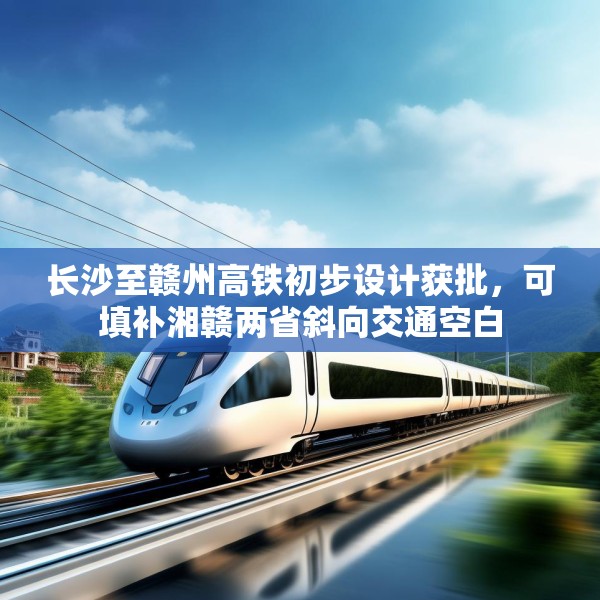 长沙至赣州高铁初步设计获批，可填补湘赣两省斜向交通空白