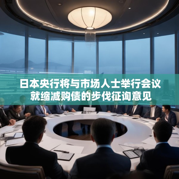 日本央行将与市场人士举行会议 就缩减购债的步伐征询意见