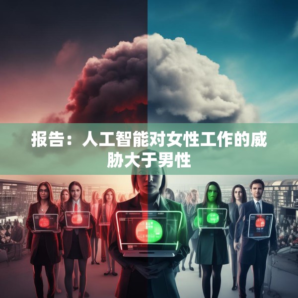 报告：人工智能对女性工作的威胁大于男性