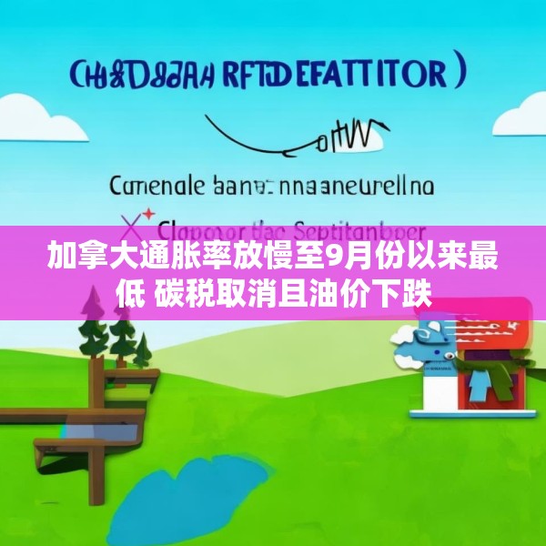加拿大通胀率放慢至9月份以来最低 碳税取消且油价下跌