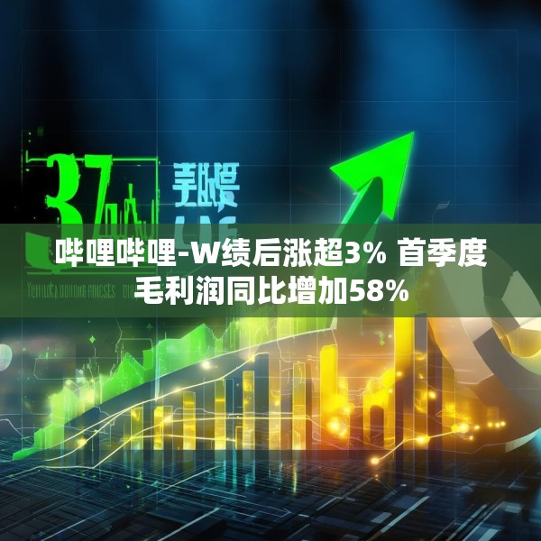 哔哩哔哩-W绩后涨超3% 首季度毛利润同比增加58%