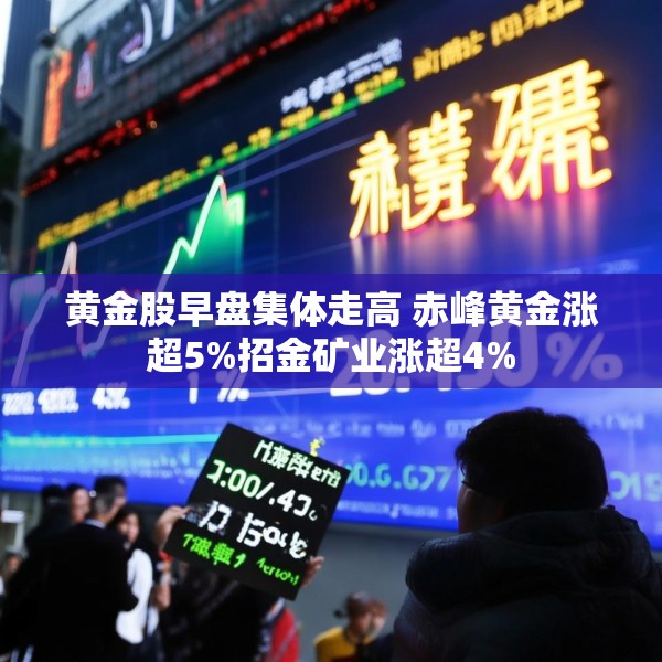 黄金股早盘集体走高 赤峰黄金涨超5%招金矿业涨超4%