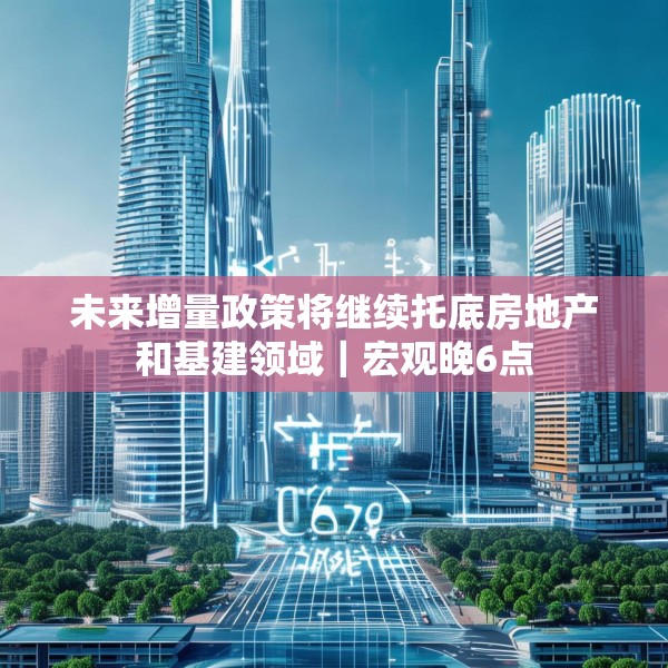 未来增量政策将继续托底房地产和基建领域｜宏观晚6点