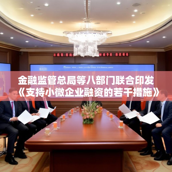 金融监管总局等八部门联合印发《支持小微企业融资的若干措施》