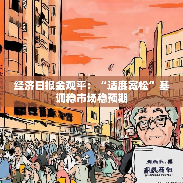 经济日报金观平：“适度宽松”基调稳市场稳预期