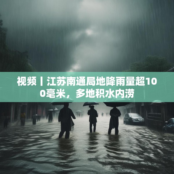 视频丨江苏南通局地降雨量超100毫米，多地积水内涝