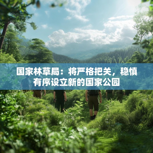 国家林草局：将严格把关，稳慎有序设立新的国家公园