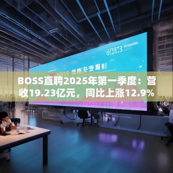 BOSS直聘2025年第一季度：营收19.23亿元，同比上涨12.9%