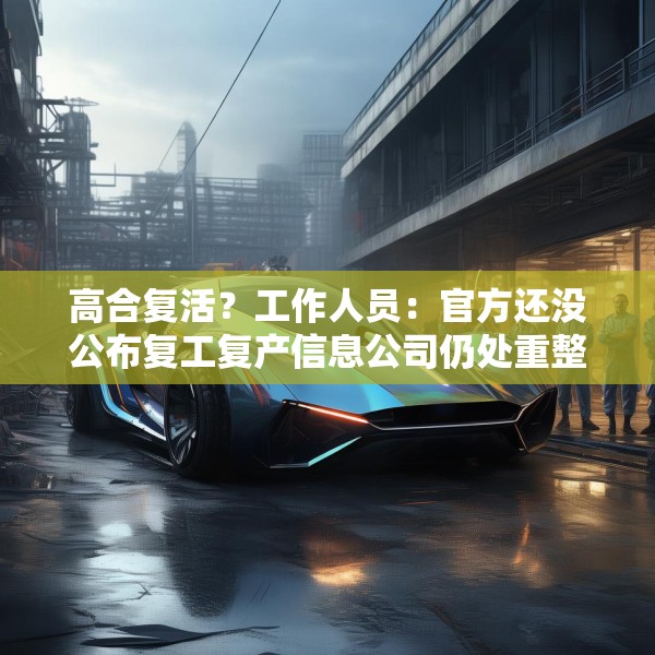 高合复活？工作人员：官方还没公布复工复产信息公司仍处重整过程中