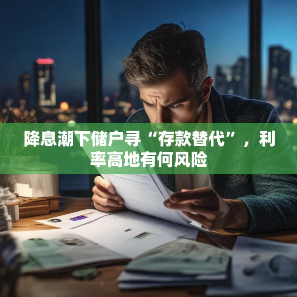 降息潮下储户寻“存款替代”，利率高地有何风险