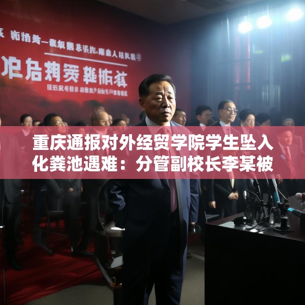 重庆通报对外经贸学院学生坠入化粪池遇难：分管副校长李某被免职