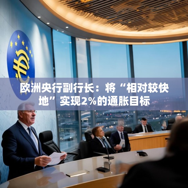 欧洲央行副行长：将“相对较快地”实现2%的通胀目标