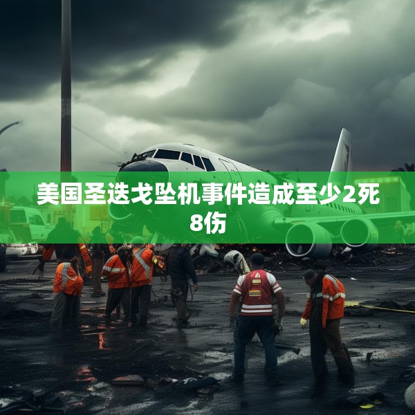 美国圣迭戈坠机事件造成至少2死8伤