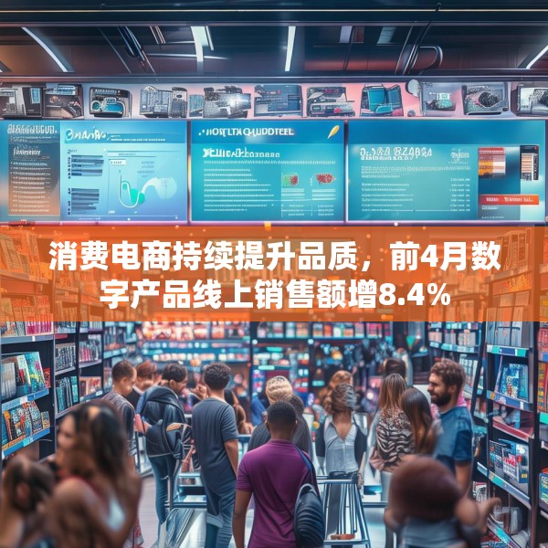 消费电商持续提升品质，前4月数字产品线上销售额增8.4%