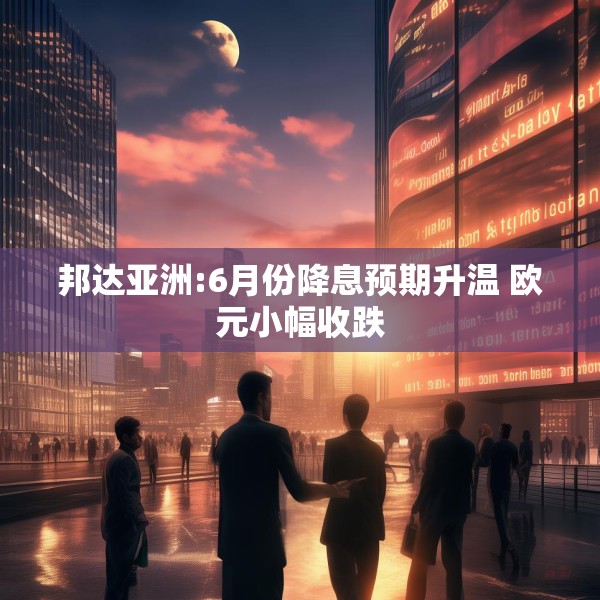 邦达亚洲:6月份降息预期升温 欧元小幅收跌