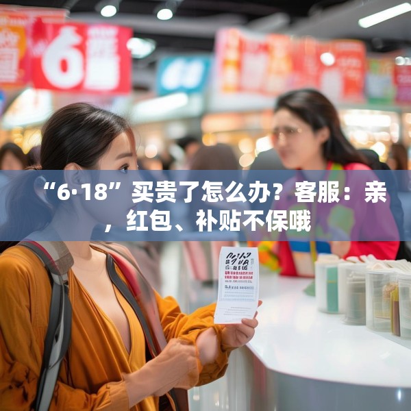 “6·18”买贵了怎么办？客服：亲，红包、补贴不保哦