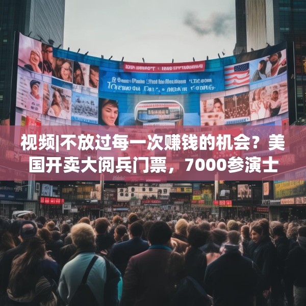 视频|不放过每一次赚钱的机会？美国开卖大阅兵门票，7000参演士兵一天只供一顿热餐