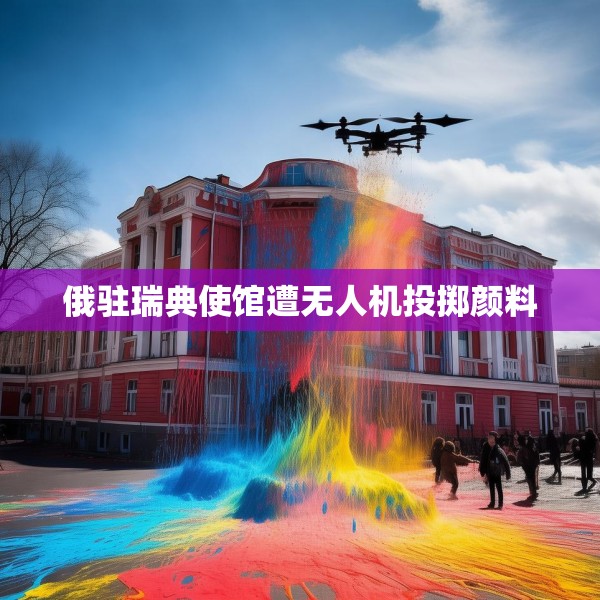 俄驻瑞典使馆遭无人机投掷颜料