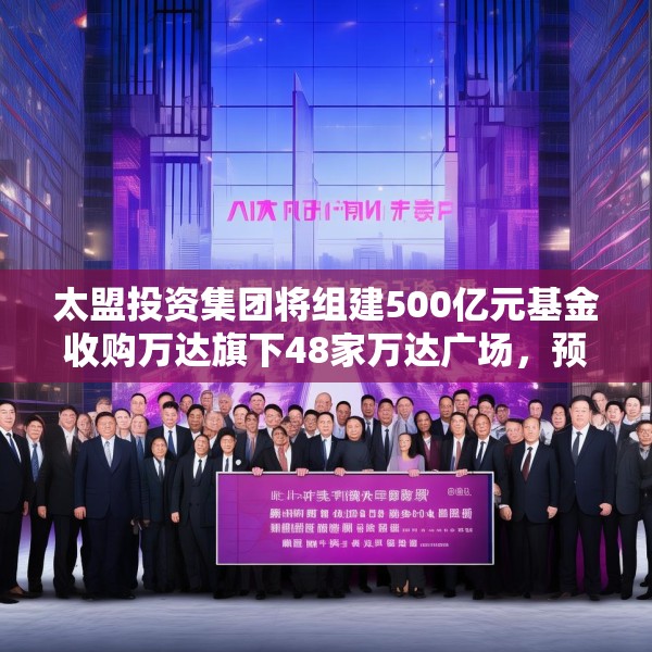太盟投资集团将组建500亿元基金收购万达旗下48家万达广场，预计下半年交割