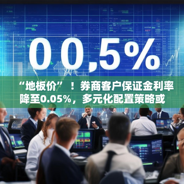 “地板价” ！券商客户保证金利率降至0.05%，多元化配置策略或将破局
