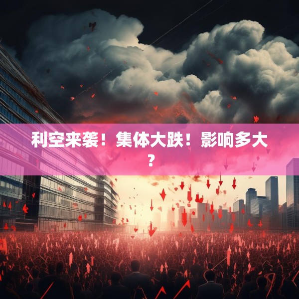 利空来袭！集体大跌！影响多大？