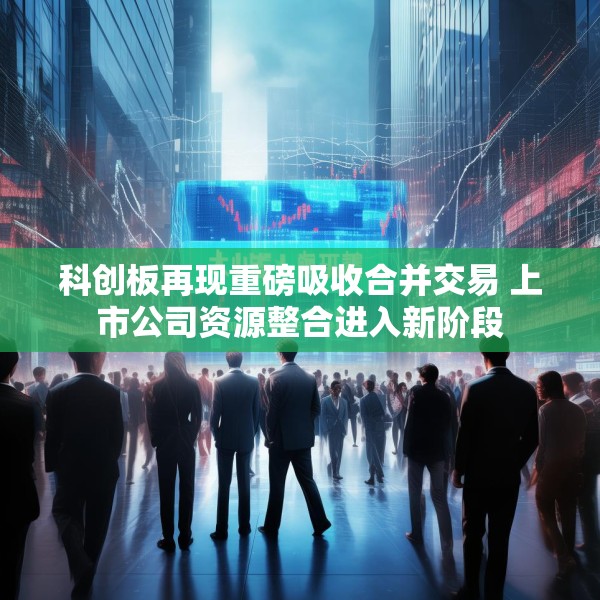 科创板再现重磅吸收合并交易 上市公司资源整合进入新阶段