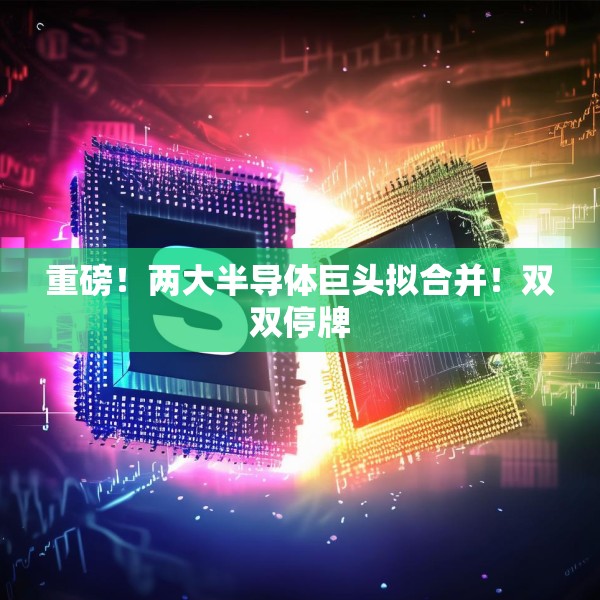 重磅！两大半导体巨头拟合并！双双停牌