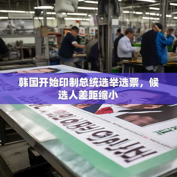 韩国开始印制总统选举选票，候选人差距缩小