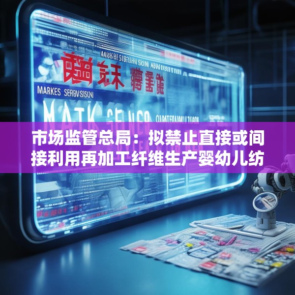 市场监管总局：拟禁止直接或间接利用再加工纤维生产婴幼儿纺织产品、内衣