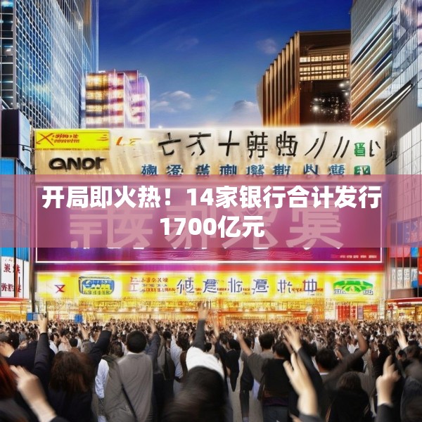 开局即火热！14家银行合计发行1700亿元