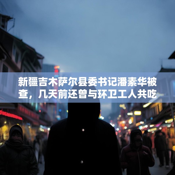 新疆吉木萨尔县委书记潘素华被查，几天前还曾与环卫工人共吃晚餐