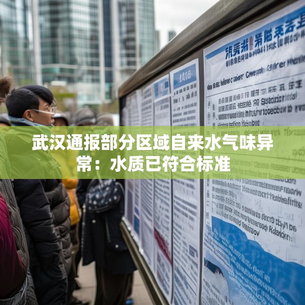 武汉通报部分区域自来水气味异常：水质已符合标准