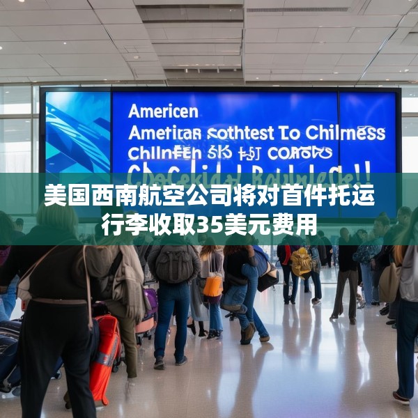 美国西南航空公司将对首件托运行李收取35美元费用