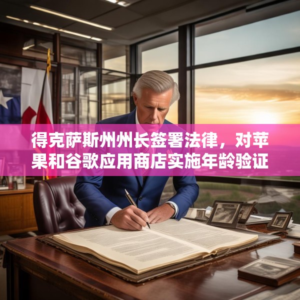 得克萨斯州州长签署法律，对苹果和谷歌应用商店实施年龄验证