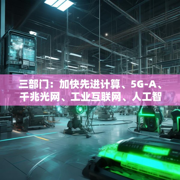 三部门：加快先进计算、5G-A、千兆光网、工业互联网、人工智能在电子信息制造业中的规模化应用