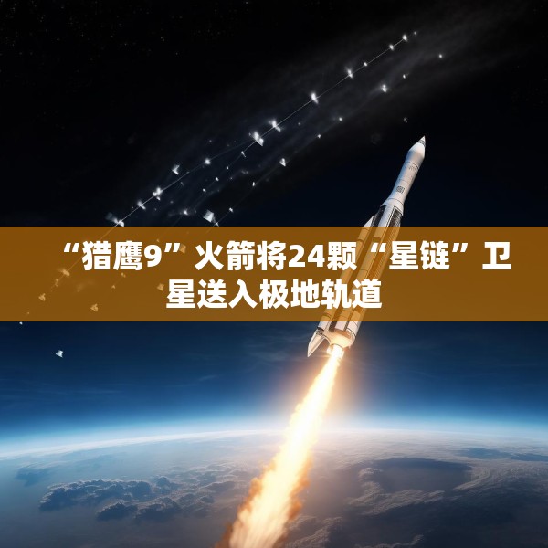 “猎鹰9”火箭将24颗“星链”卫星送入极地轨道