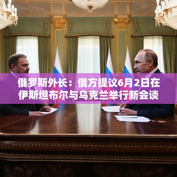 俄罗斯外长：俄方提议6月2日在伊斯坦布尔与乌克兰举行新会谈
