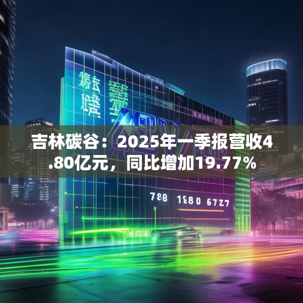 吉林碳谷：2025年一季报营收4.80亿元，同比增加19.77%