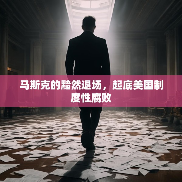 马斯克的黯然退场，起底美国制度性腐败
