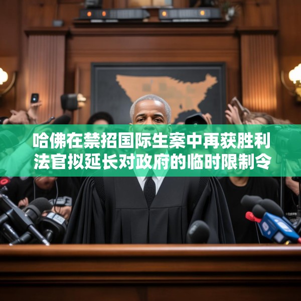 哈佛在禁招国际生案中再获胜利 法官拟延长对政府的临时限制令