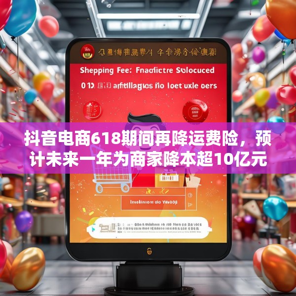 抖音电商618期间再降运费险，预计未来一年为商家降本超10亿元